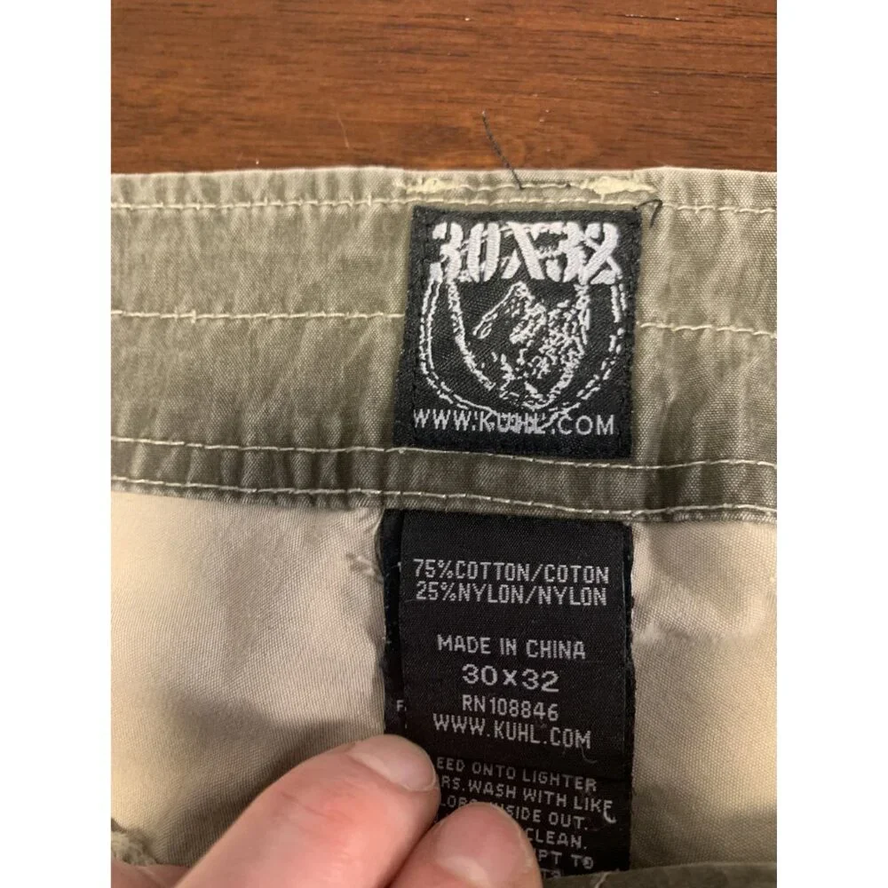 Kuhl Outdoor Hiking Vintage Patina Dye Pants‎ Size 30x32